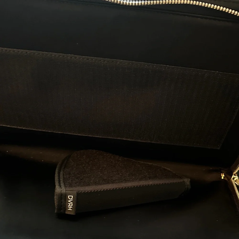 DVRH Tan Brown Black Women's Concealed Carry Leather Satchel w/Shoulder Strap - Picture 6 of 16